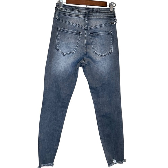 Kancan Women's Jeans Size 26 Skinny Gray Stretch High Rise Denim - Picture 6 of 11